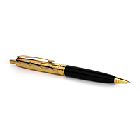 PARKER ASTER ESSENTIAL BLACK & GOLD TRIM BALL PEN