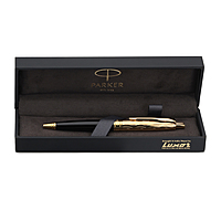 PARKER ASTER ESSENTIAL BLACK & GOLD TRIM BALL PEN