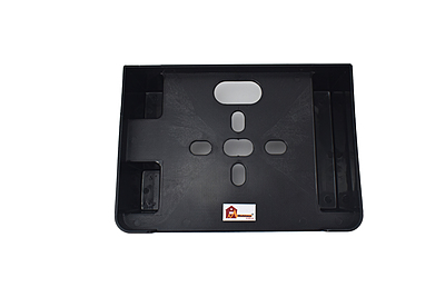 Mahima Gold TV Set Top Box Stand Black with Remote Holder/Wall Mount Shelf