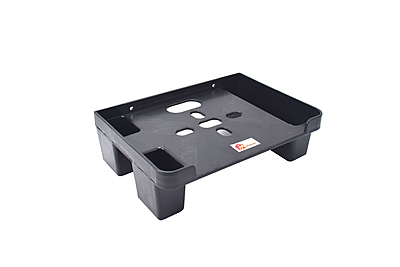 Mahima Gold TV Set Top Box Stand Black with Remote Holder/Wall Mount Shelf