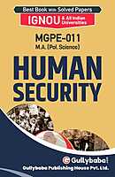 IGNOU MGPE-11 - Human Security, Latest Help Book Edition