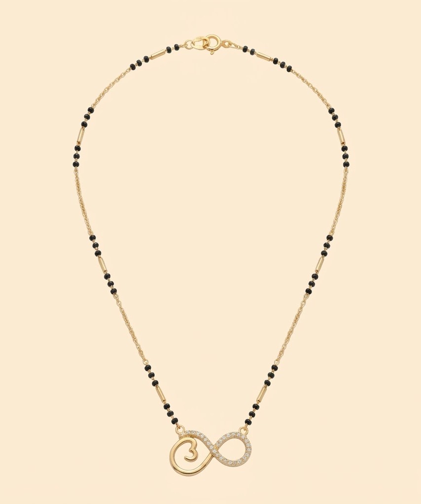 Florium™ Bridal Black Bead Mangalsutra [MGSS-01]