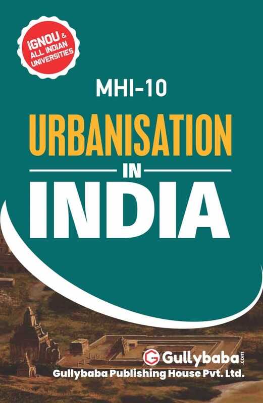 IGNOU MHI-10 - Urbanisation in India, Latest Help Book Edition