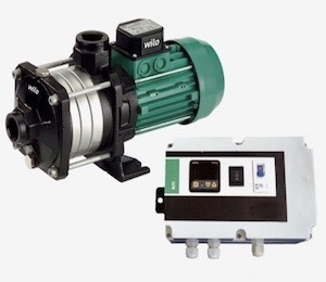 0.2 HP Star RS Pump + RLTC Panel for Hot water pump, Wilo