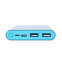 Mi 10000mAH Li-Polymer, Micro-USB and Type C Input Port, Power Bank 3i with 18W Fast Charging blue