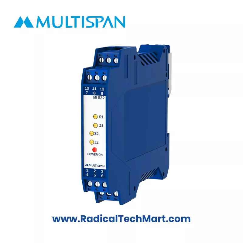 MI-532 Slim Signal Isolator by Multispan – Side View