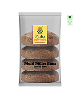 Multi Millet Buns - 400 g (Pack of 4) | Gluten Free | Vegan