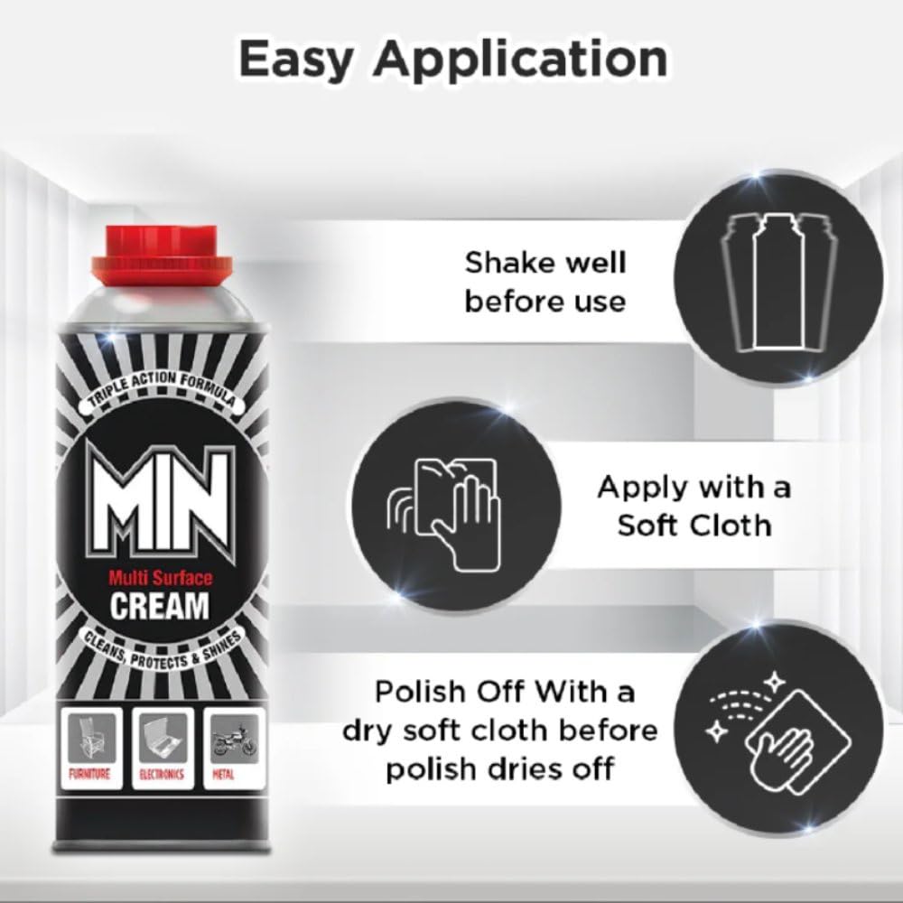 MIN Multi Surface Cream | Multipurpose Cleaning Cream for Stubborn Stains | Ideal for Kitchen, Bathroom, and More | Easy & Effective Cleaning Solution (100g) MIN Multi Surface Cream | Multipurpose Cleaning Cream for Stubborn Stains | Ideal for Kitchen, Bathroom, and More | Easy & Effective Cleaning Solution (100g)