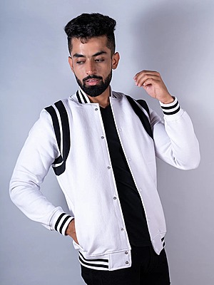 White Varsity Jacket