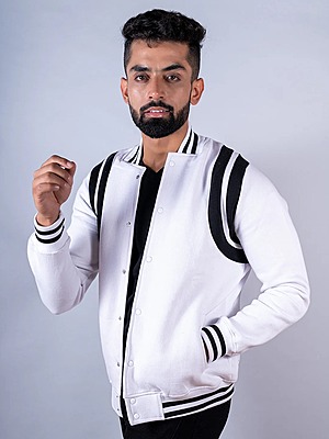 White Varsity Jacket