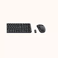 Open Box Logitech Mouse & Keyboard Combo, Compact Design Wireless Laptop Keyboard, MK215 (Black)