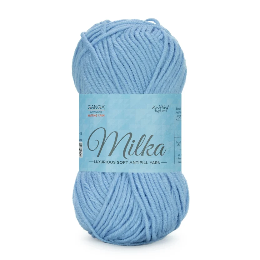 Ganga Milka 022- Lite Sky Blue Ganga Milka 022- Lite Sky Blue