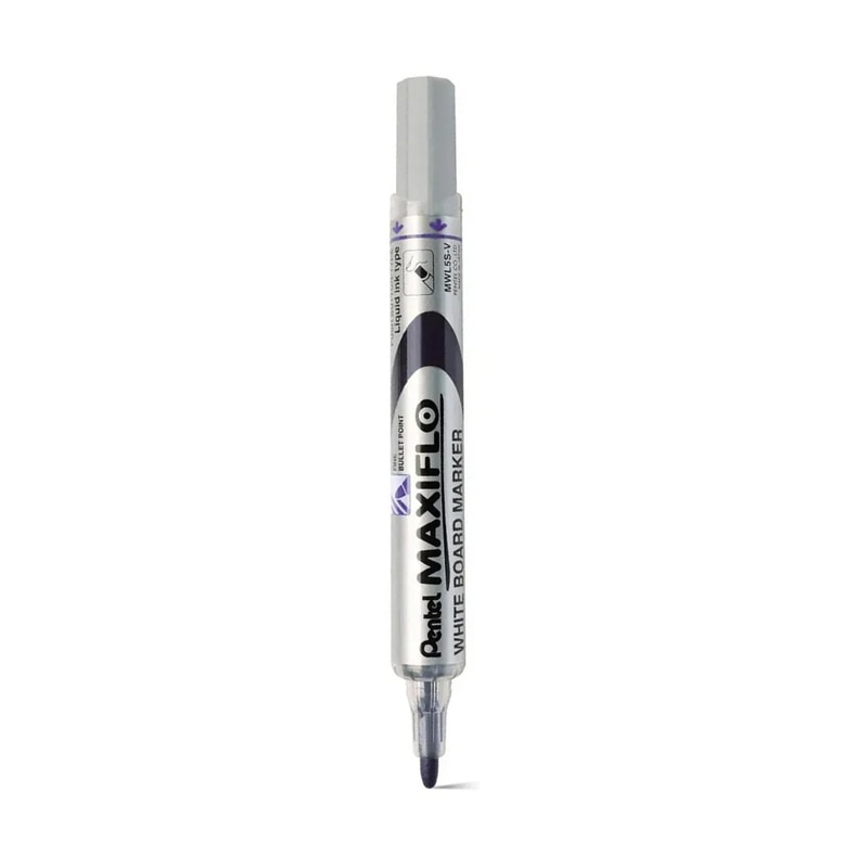 PENTEL MWL5S-A MAXIFLOW WHITEBOARD MARKER BULLET FINE VIOLET PENTEL MWL5S-A MAXIFLOW WHITEBOARD MARKER BULLET FINE VIOLET