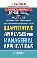 IGNOU MMPC-05 - Quantitative Analysis for Managerial Applications, Latest Help Book Edition