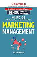 IGNOU MMPC-06 - Marketing Management, Latest Help Book Edition
