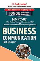 IGNOU MMPC-07 - Business Communication, Latest Help Book Edition