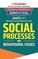 IGNOU MMPC-11 - Social Processes and Behavioural Issues, Latest Help Book Edition