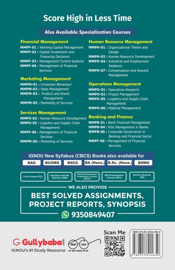IGNOU MMPC-20 - Business Ethics and CSR, Latest Help Book Edition