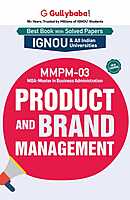 IGNOU MMPM-03 - Product and Brand Management, Latest Help Book Edition