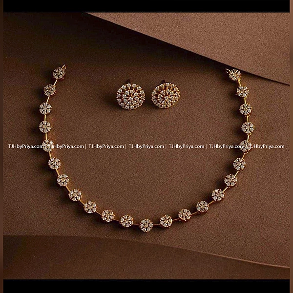 Premium Diamond Alike Necklace 3