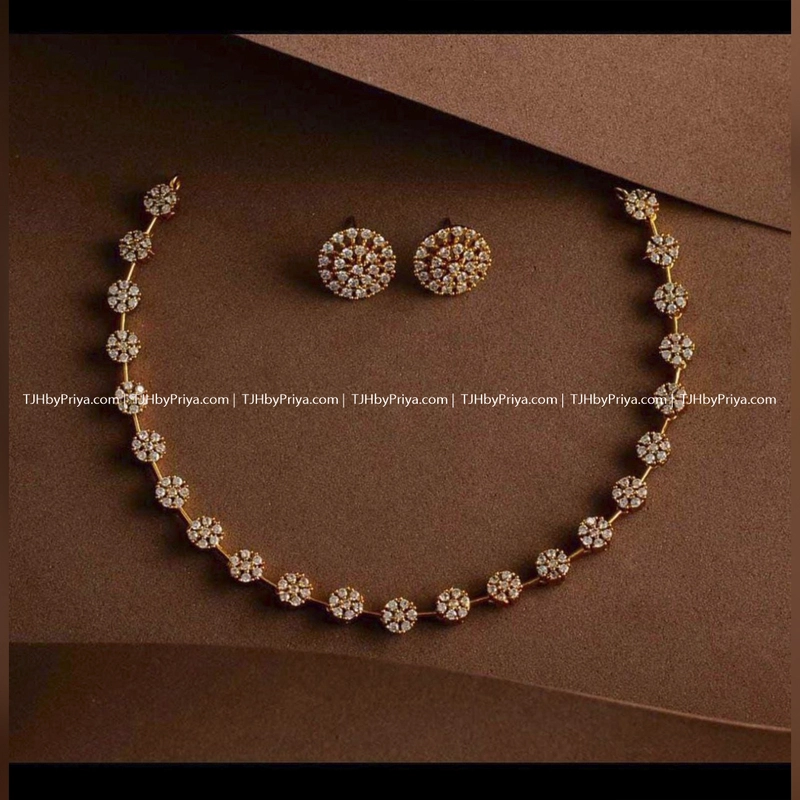 Premium Diamond Alike Necklace 3