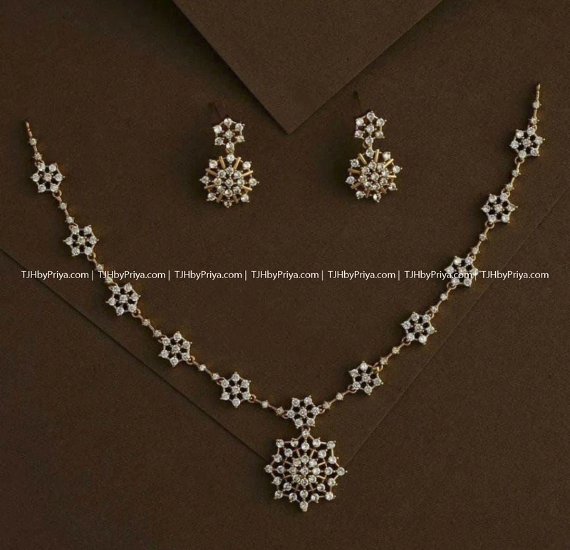 Premium Diamond Alike Necklace 2