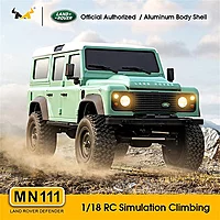 MN111 1:18 Scale 4WD RC Rock Crawler Land Rover Defender D110 Alloy Edition RTR