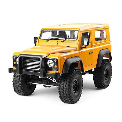 MN999 1:10 Scale 4WD RC Rock Crawler | Defender Style Heavy Off-Road Remote Control Truck (Yellow)