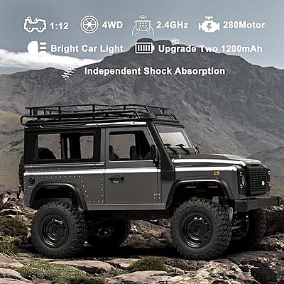 MN99S 1:12 Scale 4WD RC Rock Crawler – Land Rover Off-Road SUV | 2.4GHz RTR Remote Control Car