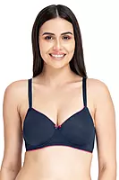 Amante Casual Chic Solid Padded Non Wired T Shirt Bra 10901