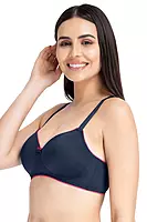 Amante Casual Chic Solid Padded Non Wired T Shirt Bra 10901