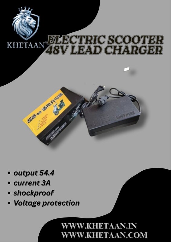 E scooter 48v 3A lead acid charger