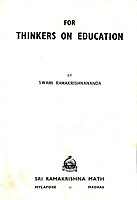 For Thinkers on Education
