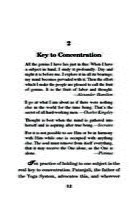 Concentration and Meditation Concentration and Meditation