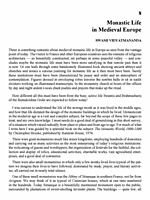 Monasticism: Ideal and Traditions