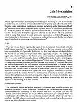 Monasticism: Ideal and Traditions