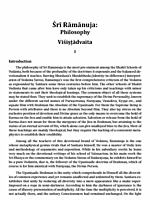 Sri Ramanuja - His Life, Religion & Philosophy