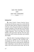 Man the Known and Man the Unknown