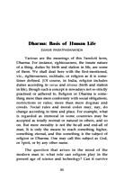 Dharma and its Practice