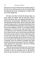 Walking the walk - A Karma Yoga Manual