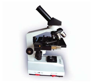 BIOLOGICAL MICROSCOРЕINCLINED, MONOCULAR WITH LED