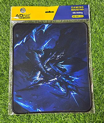 AD-MP-232 (AD-02) Gaming Mouse Pad With Silk Gliding (29x25 CM)