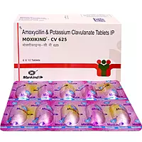 Moxikind-CV 625 Tablet | Amoxicillin 500mg & Clavulanic Acid 125mg