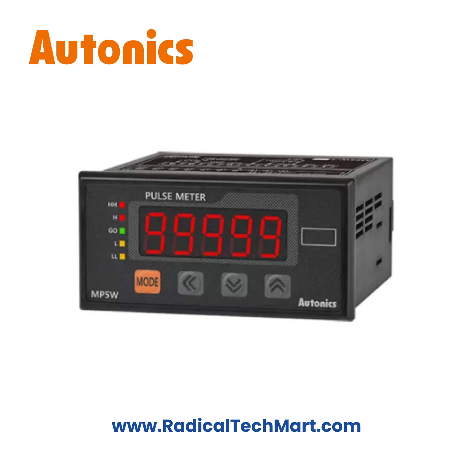 Autonics MP5W-48 High-Speed Digital Pulse Meter with LED Display