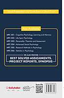 IGNOU MPC-01 - Cognitive Psychology, Learning and Memory, Latest Help Book Edition