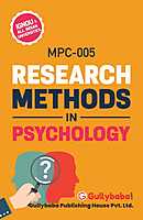 IGNOU MPC-05 - Research Methods in Psychology, Latest Help Book Edition
