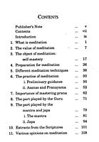 The Practice of Meditation