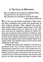 The Practice of Meditation