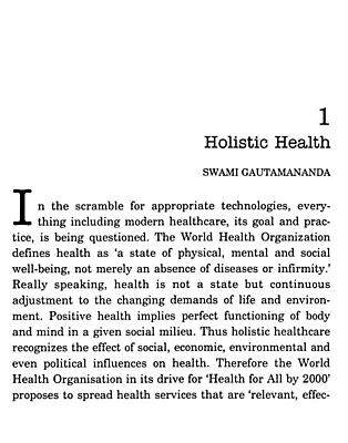 Healthy Mind, Healthy Body