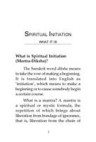 Spiritual Initiation: What it is